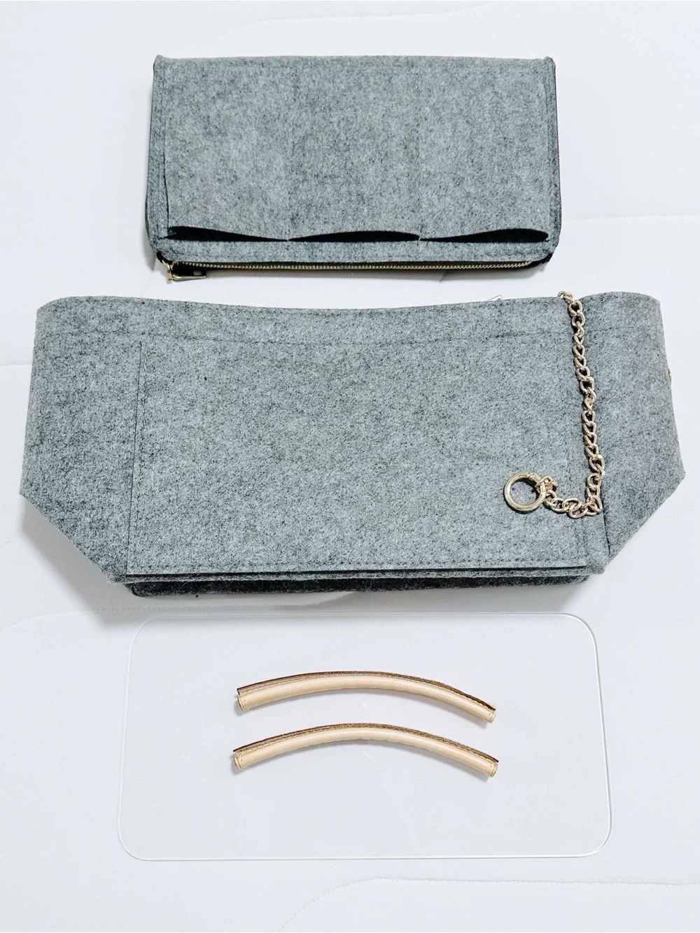 Louis Vuitton Neverfull MM - Felt Insert + Acrylic Base Shaper + Handle Covers - Picture 6 of 6